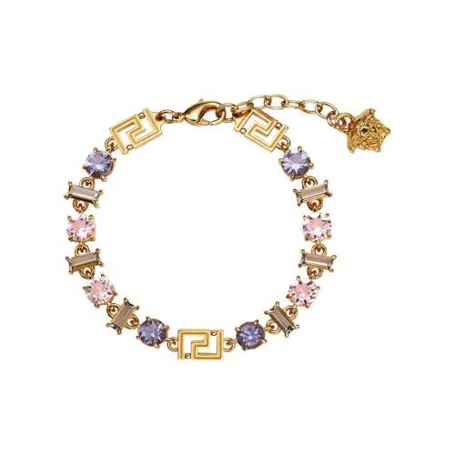 VERSACE Металлические браслеты, золотые, женские