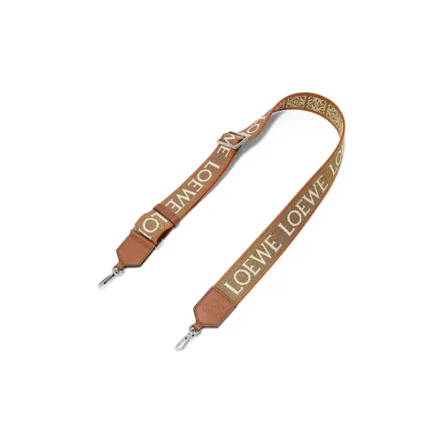 LOEWE Anagram Жаккардовая ткань с коровья кожа Сумка Ремень Женские Бронза