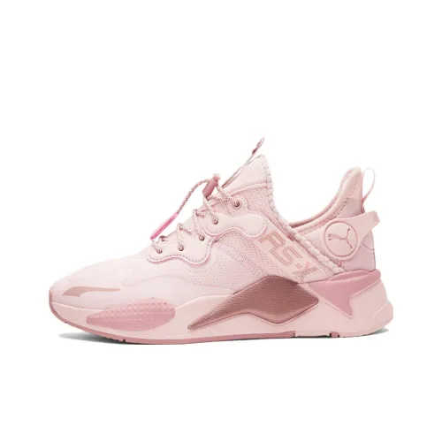 PUMA RS X T3ch Розовая роза Низкий Топ Спортивная Повседневная Обувь Женская Розовая