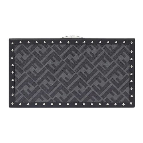 FENDI Кожа Хранение Коробка Мужской Черный