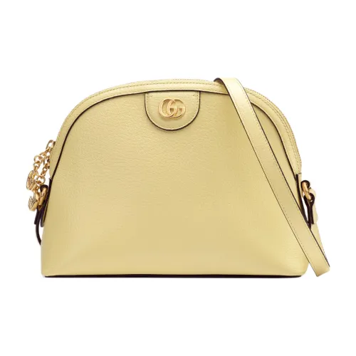 GUCCI Ophidia Кожа Сумка через плечо Маленькая Женская Желтая
