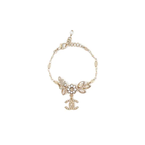 CHANEL Металлические браслеты золотые женские
