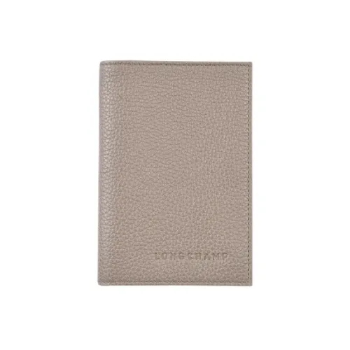 LONGCHAMP Держатель для паспорта из коровьей кожи мужской цвет умбра