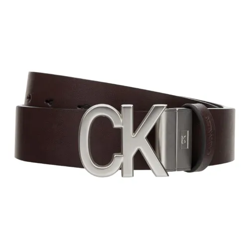 Calvin Klein Ремни из коровьей кожи, коричневые, мужские