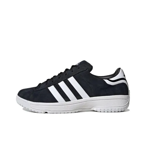 Adidas Campus Supreme Slip Resistant Abrasion Resistant Легкий Низкий Топ Спортивная Повседневная Обувь Унисекс Черный Белый