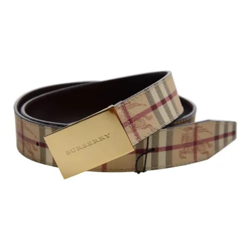 Burberry Кожаные ремни Абрикос Мужской