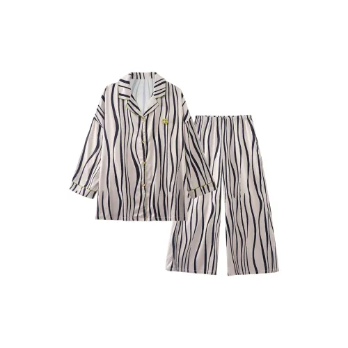 Chun Xi Светло-серый Женские Пижамные Комплекты