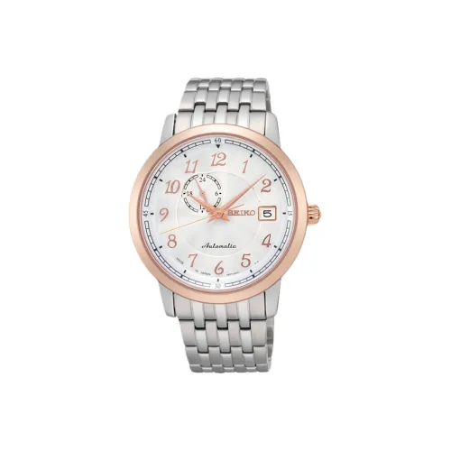 SEIKO Presage Series Автоматический Механический Механизм Часы 44 Мужские Часы Белый Циферблат