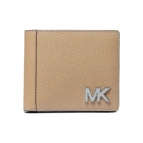 MICHAEL KORS Bryant Коровья кожа Мелочь Кошелек Держатель для карт Маленький Мужской CAMEL