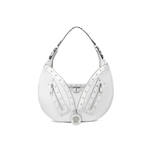 VERSACE Сумка из коровьей кожи повседневная сумка сумка через плечо сумка через плечо женская белая