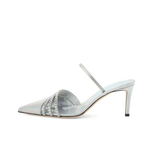 Giuseppe Zanotti GZ Домашние тапочки Женские Серебряные