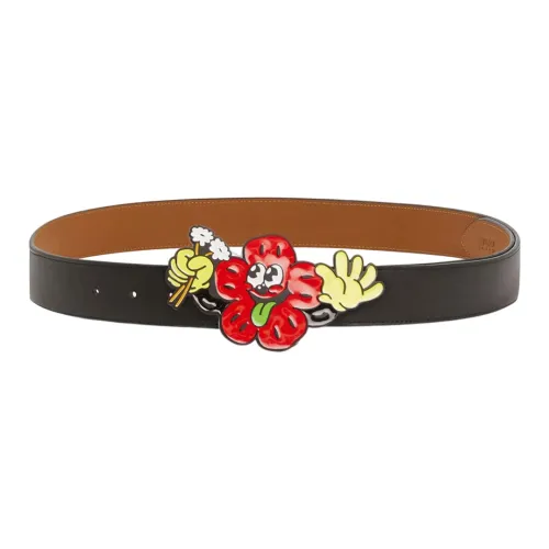 KENZO Ремни из коровьей кожи, черного цвета, унисекс