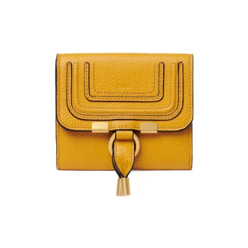Chloe Marcie Телячья кожа с текстурой Кошелек Маленький Женский Подсолнух Желтый