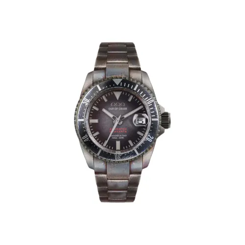 OUT OF ORDER Наручные часы Автоматический Механический Механизм Нержавеющая Сталь Ремешок Черный Циферблат Унисекс OOO.001 21.NE