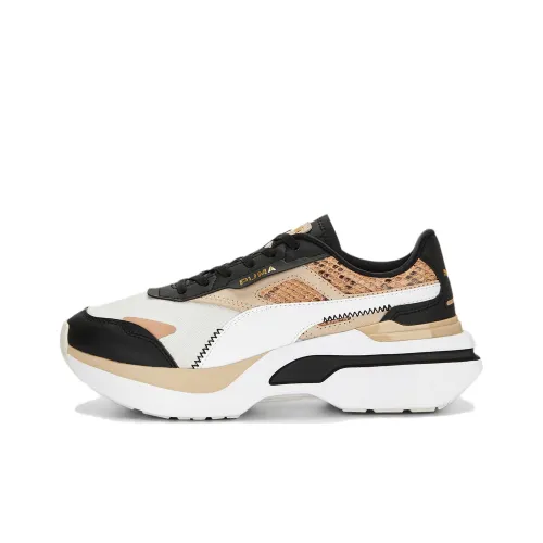 PUMA Kosmo Rider Primal Low Топ Спортивная Повседневная Обувь Женская Черный Белый Коричневый