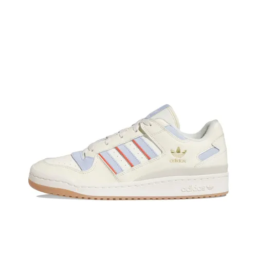 Adidas Originals FORUM Low Износостойкий и Легкий Низкий Топ Скейтборд Кроссовки Белый Синий Красный
