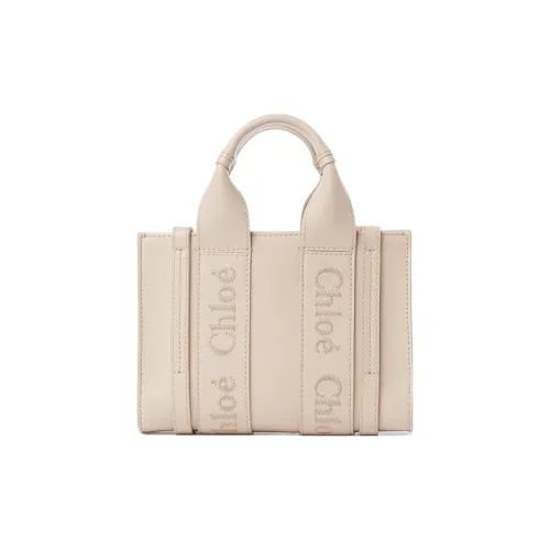 Chloe Древесный Гладкий Телячья Кожа Сумка через плечо Сумка Мини Женская Цементно-Розовый