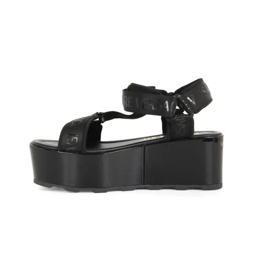 VERSACE JEANS Mallory One Strap Sandals Women's Black ВЕРСАЧЕ JEANS Mallory One Ремень Сандалии Женские Черный