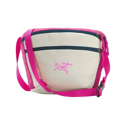 Arcteryx Mantis 2 Сумка через плечо Слинг-сумка Сумка на пояс На открытом воздухе Сумка Нейлоновая ткань Серый и Розово-красный Унисекс