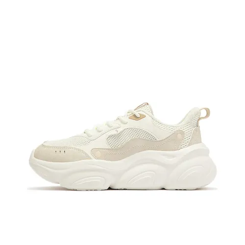 361° Низ Резистентный Низкий Топ Спортивная Повседневная Обувь Женская Перьевая Белый