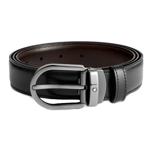 MONTBLANC Ремни из коровьей кожи мужской ширина 3 см