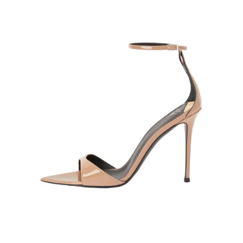 Giuseppe Zanotti GZ Intriigo Стильные Сандалии 10,5 см Женские Телесно-розовые