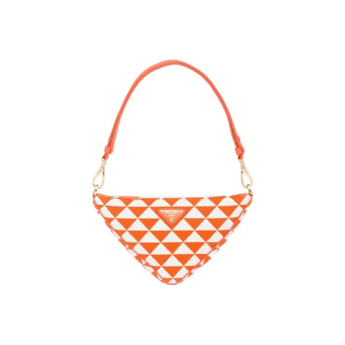 PRADA Сумка через плечо с тканью и кожей сумка мини женская