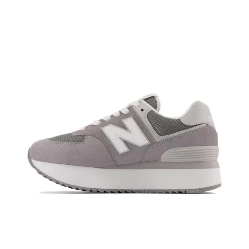 New Balance NB 574 Low Топ Повседневные Беговые Кроссовки Женские Серые