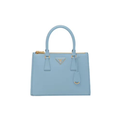 PRADA Galleria Killer Bag Сумка через плечо из кожи сумка среднего размера женская светло-синяя