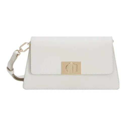Furla Телячья кожа Портативный Сумка через плечо Сумка на плечо Женская Белая