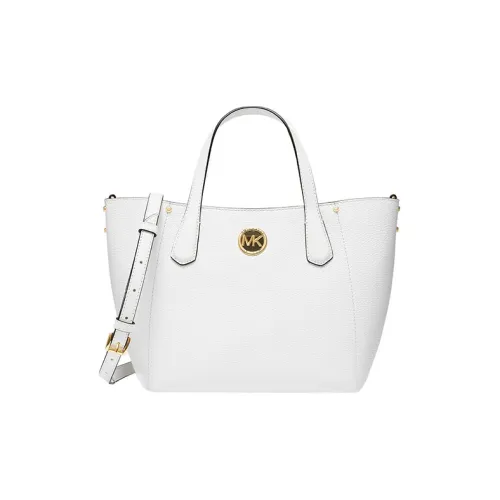 MICHAEL KORS Allison Коровья кожа Тоут Сумка Сумка для покупок Сумка Сумка через плечо Сумка через плечо Маленькая Женская Белая