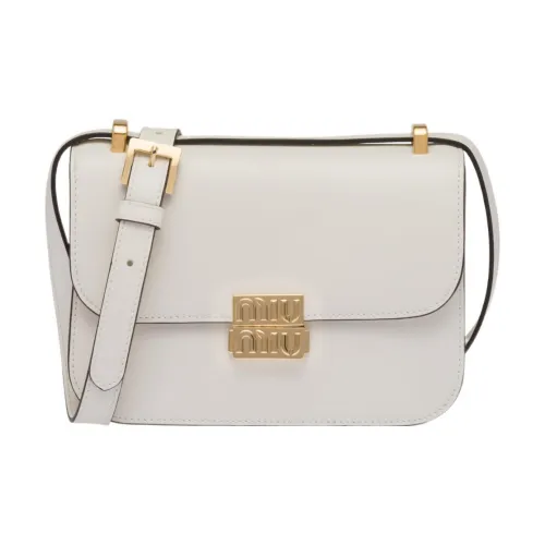 MIU MIU Сумка через плечо из кожи сумка на плечо женская белая