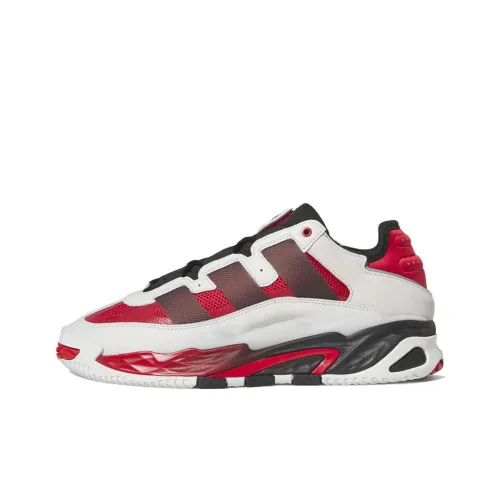 Adidas Originals Niteball Slip Resistant Abrasion Resistant Легкий Низкий Топ Casual Мужской Черный Белый