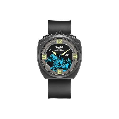 Коллекция Disney Buzz Lightyear Кварцевый механизм Силиконовый ремешок Часы Мужские Синий циферблат