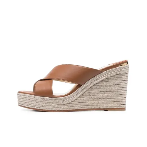 Jimmy Choo Dovina Слипоны Женские Умбра