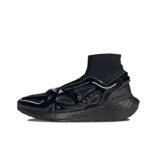 Stella McCartney x Adidas ULT Slip-resistant Abrasion-resistant Lightweight MID Running Shoes Men's Black Stella McCartney x Adidas ULT Противоскользящие Износостойкие Легкие MID Беговые кроссовки Мужские Черные