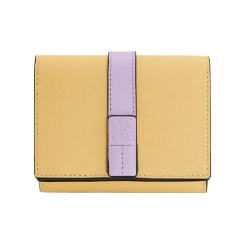 LOEWE Soft с рельефным узором Телячья кожа Держатель для карт кошелек Женские Темный масляный Фуксия