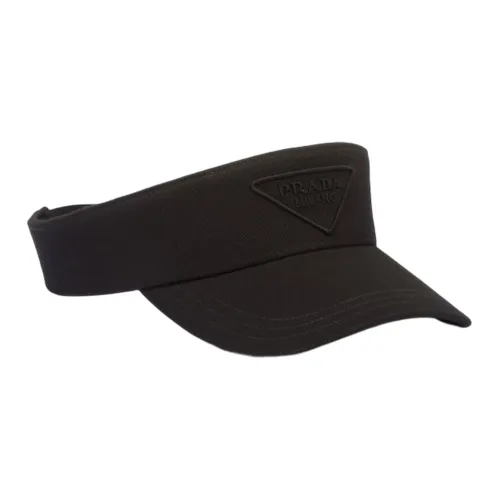 PRADA Солнцезащитные шляпы, черный, унисекс