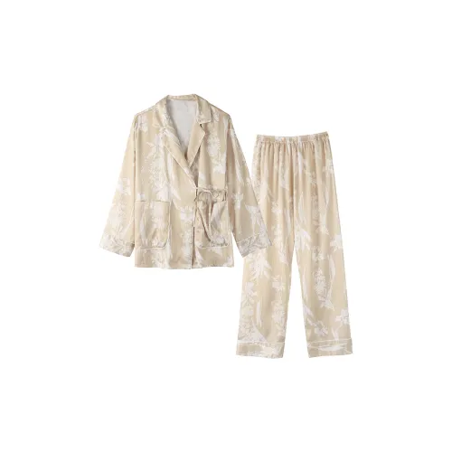 IIZZINI Сценарий Пижамный комплект Женские Хаки