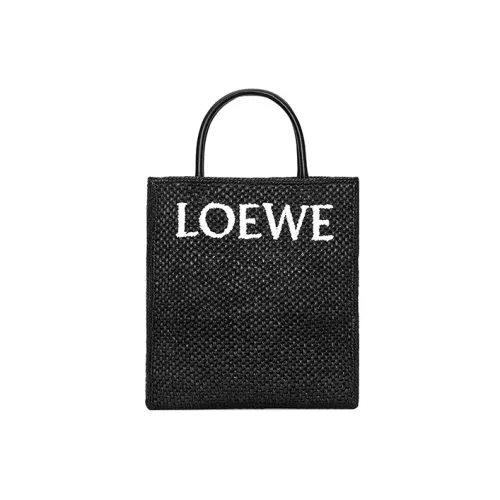 LOEWE Растение Материал Тоут Сумка Сумка для покупок Сумка через плечо Сумка Обычная Женская Черная
