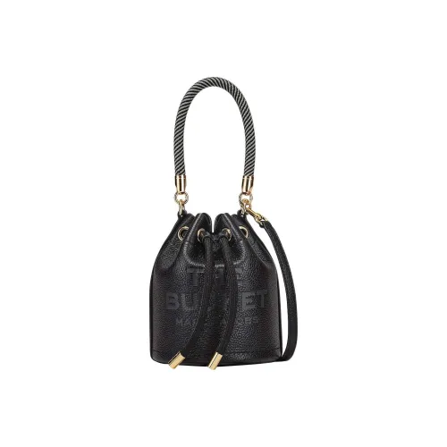 MARC JACOBS Full GRAIN LEATHER Сумка-ведро Сумка Сумка через плечо Сумка через плечо Мини Женская Черная