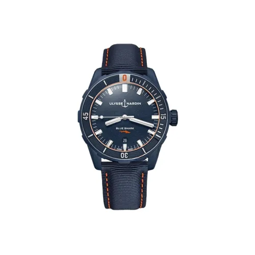 ULYSSE NARDIN Автоматический Механический Механизм Мужские Часы 42 мм Синий
