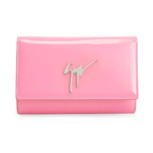 Giuseppe Zanotti GZ Кожа Ручная Сумка на плечо Женская Светло-фиолетовая