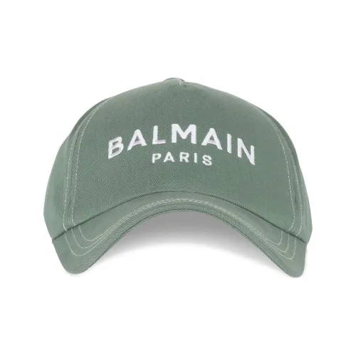 BALMAIN Хлопок Бейсболки Зеленый Мужской