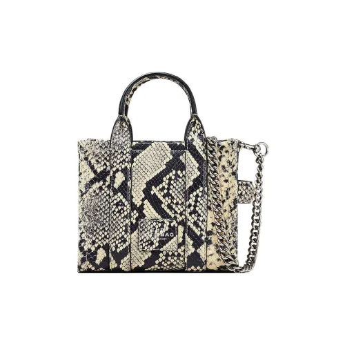 MARC JACOBS Кожа Тоут Сумка Сумка для покупок Сумка через плечо Сумка Экстра мини Женская Серый и Черный