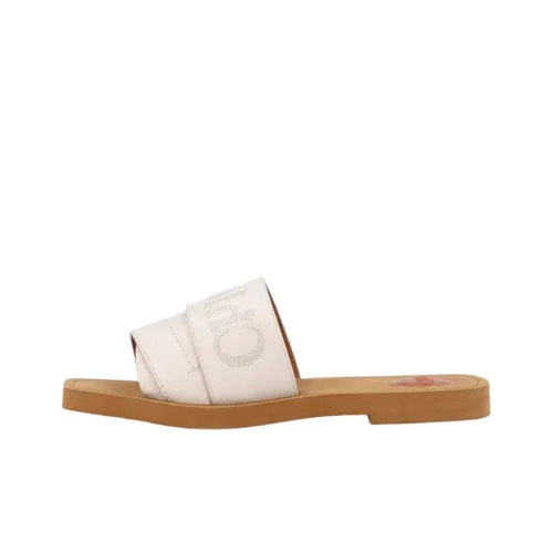 Chloe Вуди Слипоны Женские Белые