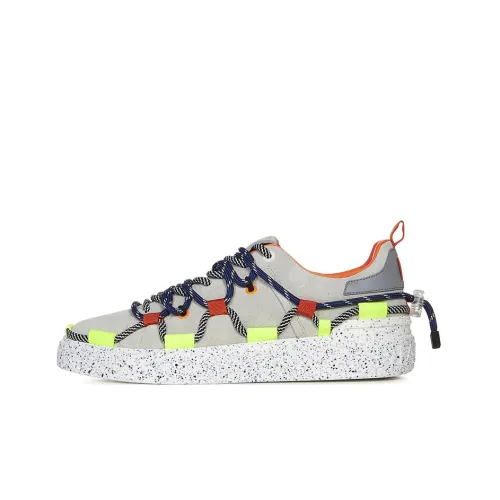 BALMAIN Низкий Топ Стильный Скейтбординг Мужской Серый