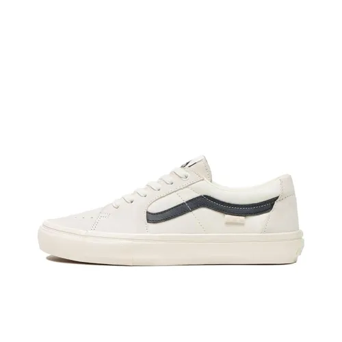 VANS SK8 LOW Легкий Износостойкий И Низкий Топ Кроссовки для скейтбординга Унисекс Белый Черный