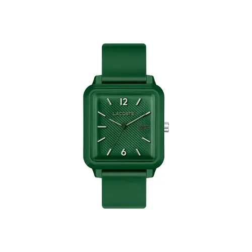 Lacoste Studio Collection Наручные часы Кварцевый механизм Силиконовый ремешок 36 мм Зеленый циферблат Мужские часы