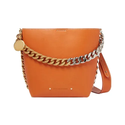 Stella McCartney Frayme ПУ (полиуретан) Ведрообразная сумка Сумка на одно плечо Женская Фламинго Цвет